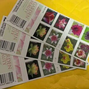 2021 multi-flower permanent stamps 1000 pieces